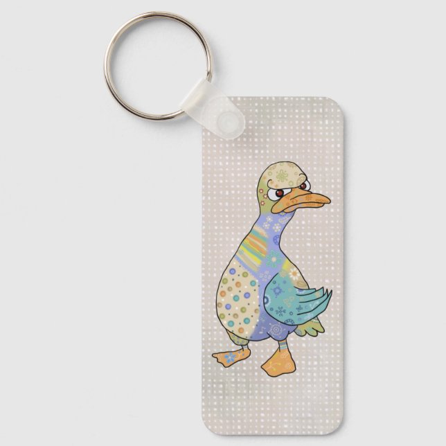 angry duck key ring (Front)