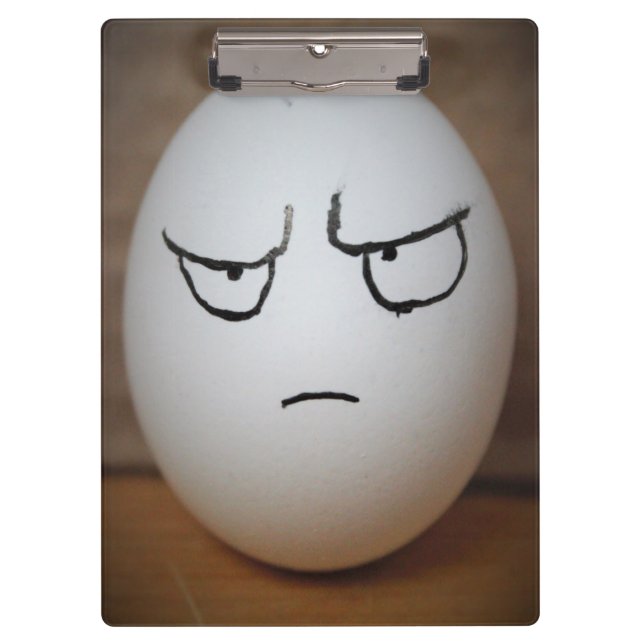 Angry Egg Clipboard (Front)