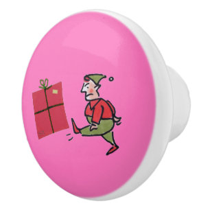 Angry Elf ceramic knob