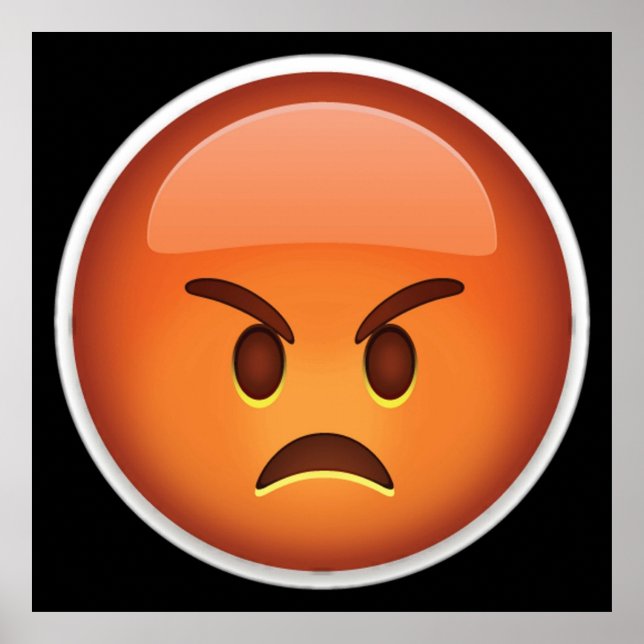 angry emoji poster (Front)