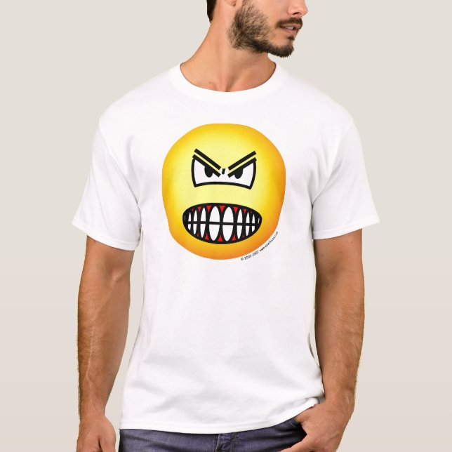Angry emoticon T-Shirt (Front)