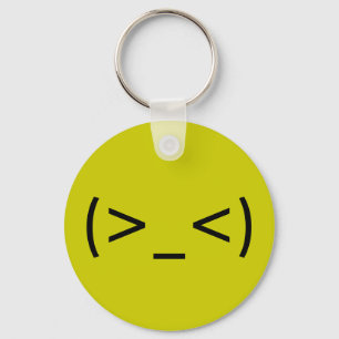 Angry Face (Japanese Key Ring