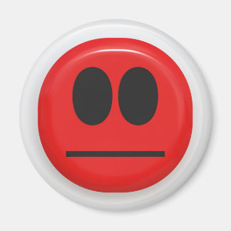 angry face magnet