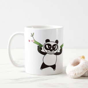 Angry Face Panda 28 Coffee Mug