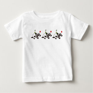 Angry Face Panda 39 Baby T-Shirt