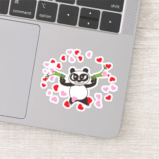 Angry Face Panda shooting loves
