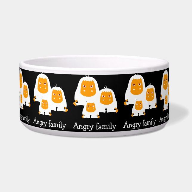 Angry family Monkeys design T-Shirt Bath Mat (Front)