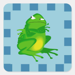Angry Frog Stickers