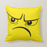 Angry Frown Yellow Face
