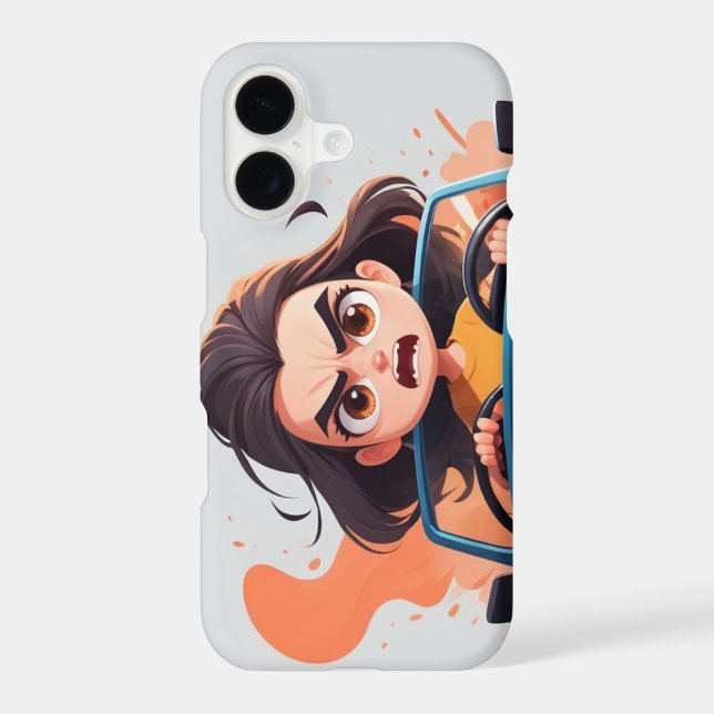 Angry funny girl (Back)