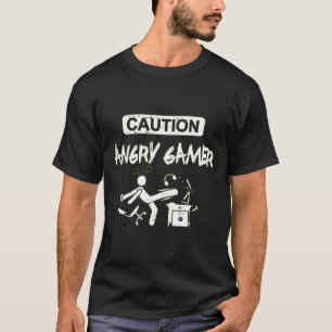 Angry Gamer Computer Funny Video Game Gift  T-Shirt