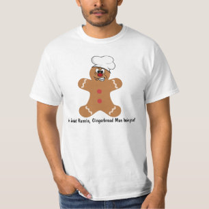 Angry Gingerbread Man Cookie T-Shirt