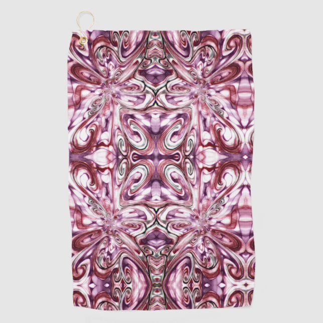 Angry Girl Golf Towel (Front)