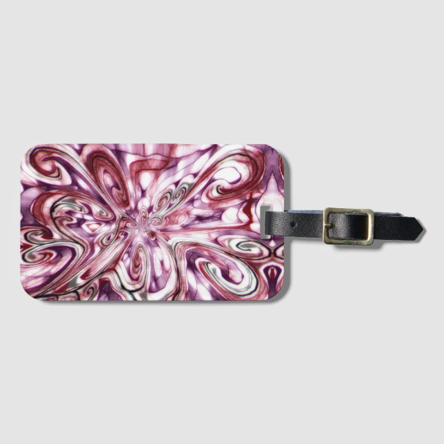 Angry Girl Luggage Tag (Front Horizontal)