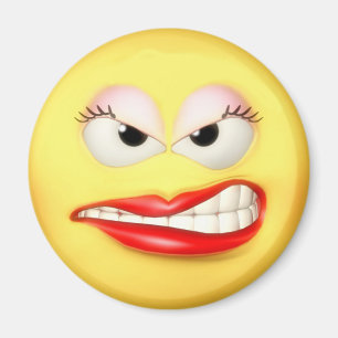 Angry Girl Magnet