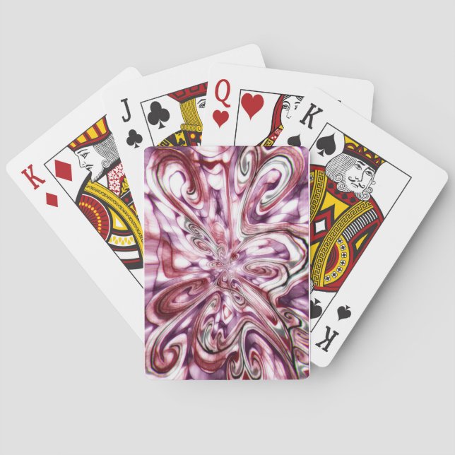 Angry Girl Playing Cards (Back)
