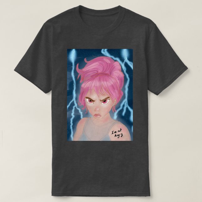 Angry girl T-Shirt (Design Front)