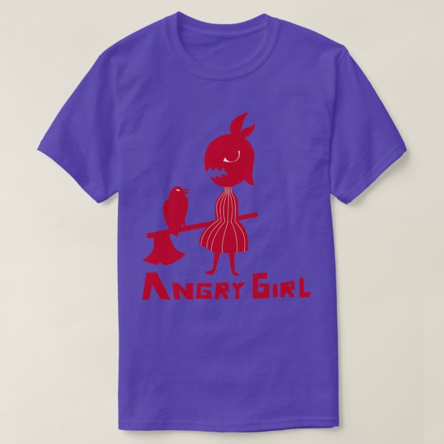 Angry Girl T-Shirt (Design Front)
