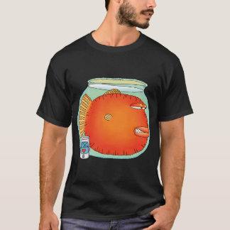 angry goldfish in fishbowl T-Shirt