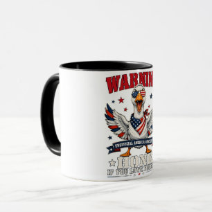 Angry Goose 4th of July Mug