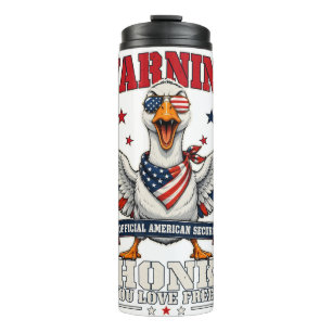 Angry Goose 4th of July Thermal Tumbler