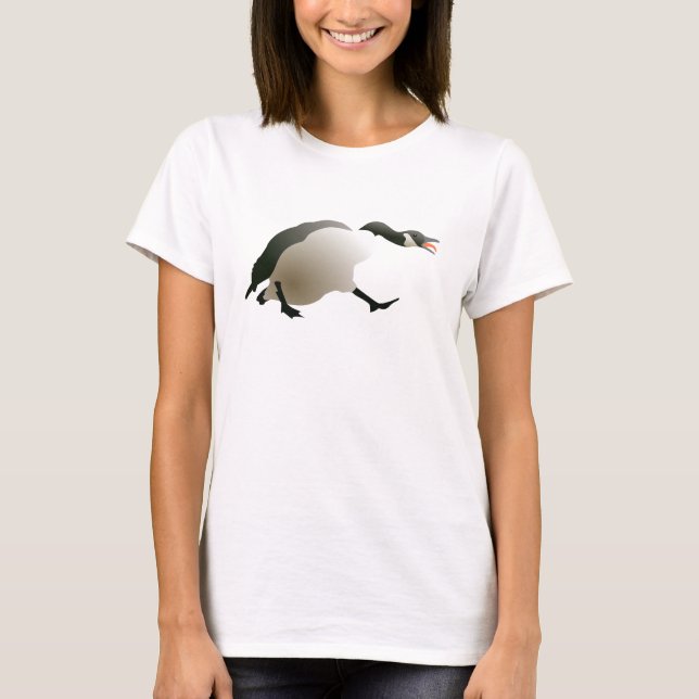 Angry Goose Chooses Violence T-Shirt (Front)