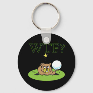 Angry Gopher Key Ring