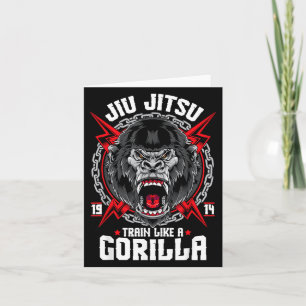 Angry Gorilla Brazilian Jiu Jitsu Card