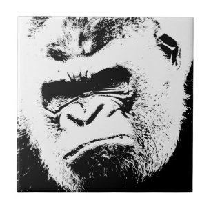 Angry Gorilla Ceramic Tile
