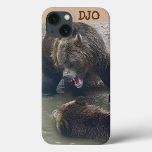 Angry Grizzly Bear iPhone 13 Case