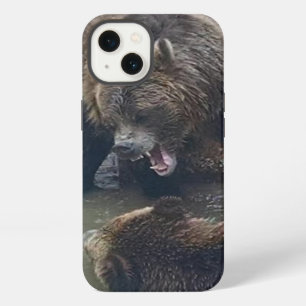 Angry Grizzly Bear iPhone Case
