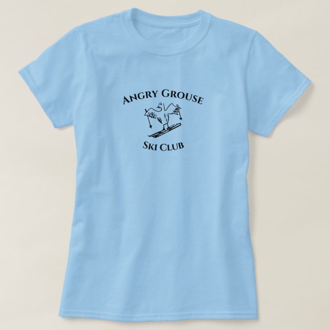 Angry Grouse Women's T-shirt - black design (Design Front)