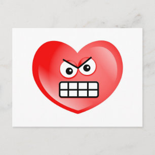 Angry Heart Postcard