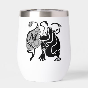 Angry Hippo Monogram