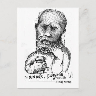 Angry Hombre: Rats Postcard