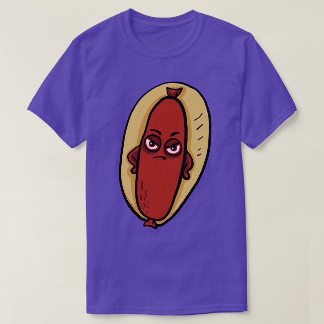 ANGRY HOT DOG T-Shirt (Design Front)