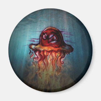 Angry Jellyfish Magnet