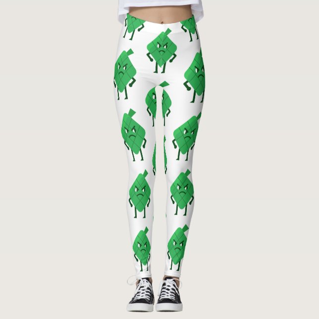 angry Ketupat leggings (Front)