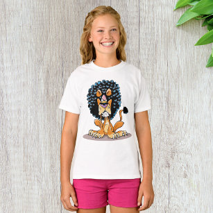 Angry Lion Girls T-Shirt