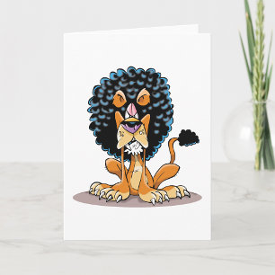Angry Lion Greeting Cards