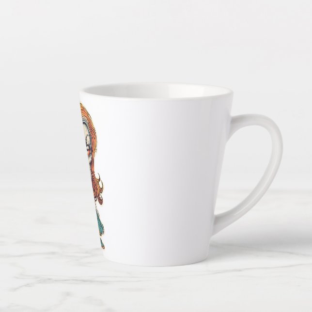 Angry Little Lady Latte Mug (Right)