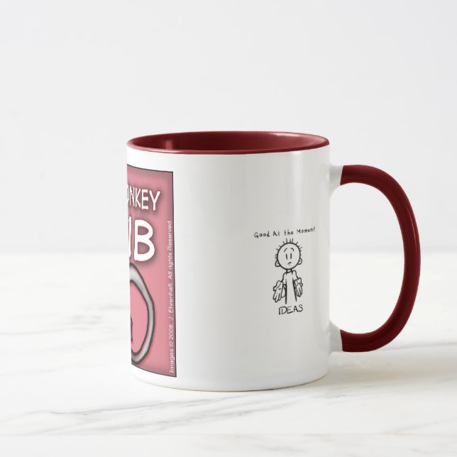 Angry Little Monkey Club Mug (Right)