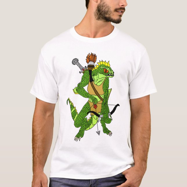 Angry Lizardman T-Shirt (Front)