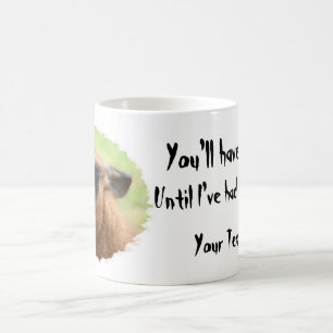 Angry Llama Wait Till I've Had Coffee Humour Mug