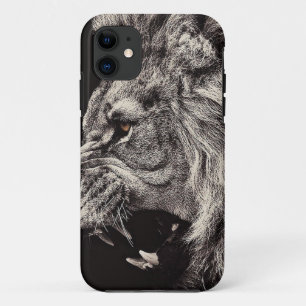 Angry Male Lion iPhone 11 Case
