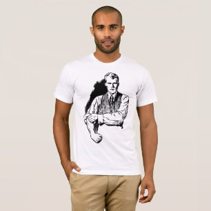 Angry Man - Funny Vintage Illustration T-Shirt