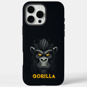 Angry Monster Black iPhone 16 Pro Max Case