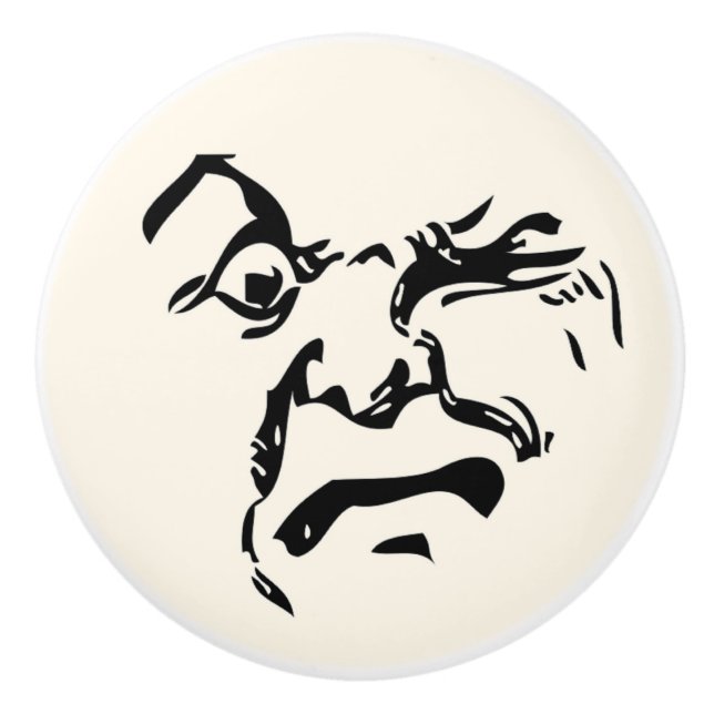 ANGRY MOON CERAMIC KNOB (Front)