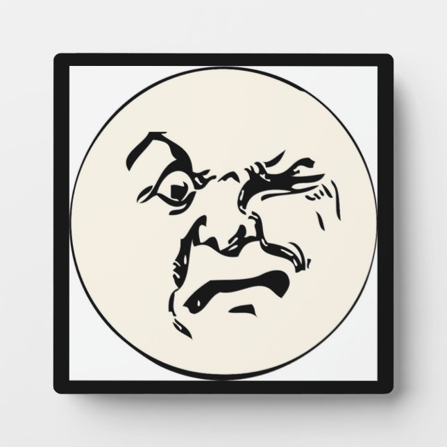 ANGRY MOON PLAQUE (Front)