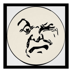 ANGRY MOON POSTER